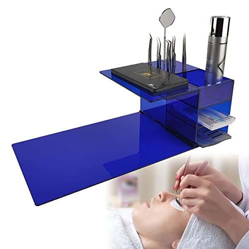 Lash Pillow Shelf Organizer - Eyelash Extension Pillow Shelf Stand - Acrylic Pillow Shelf for Lash Tech Supplies£¬Lash Extension Supplies Display Cabinet Shelves Suitable for Left and Right Hands