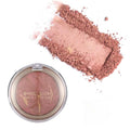 MAEPEOR Powder Baked Blush 6 Colors Natural Glow Marbleized Baked Powder Blush Lightweight Buildable Shimmer Blusher (01 AMORE)
