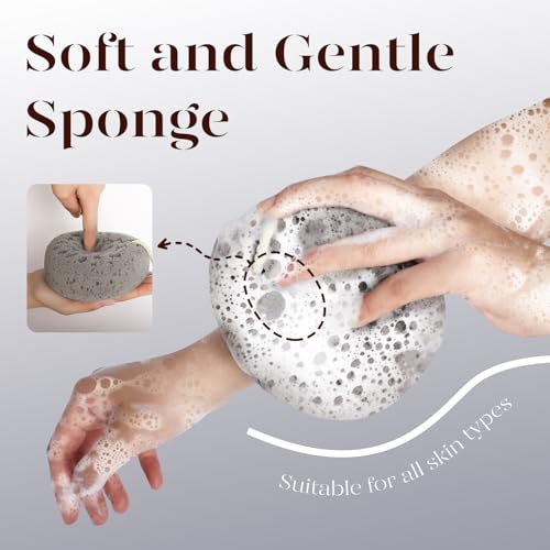 BAIMEI Body Bath Sponge 2-Pack – Soft Exfoliating Loofah