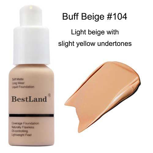 PHOERA 2-Pack Liquid Foundation - Full Coverage, Long-Lasting, Oil-Free