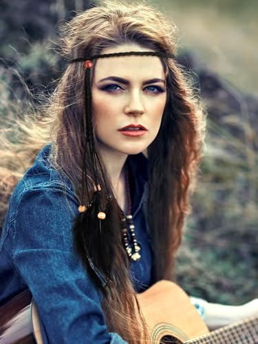 10 Pcs Feather Hair Extensions Clip-in Boho Accessories