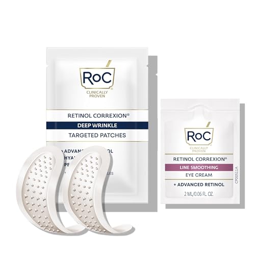 RoC Retinol Wrinkle Correxion Patches, 6-Count with Hyaluronic Acid