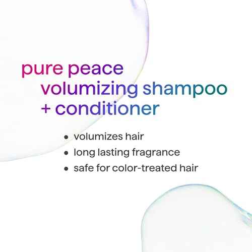 Method Volumizing Conditioner, Pure Peace with Rose, Peony, and Pink Sea Salt Scent Notes, Paraben and Sulfate Free, 13.5 oz (Pack of 3)