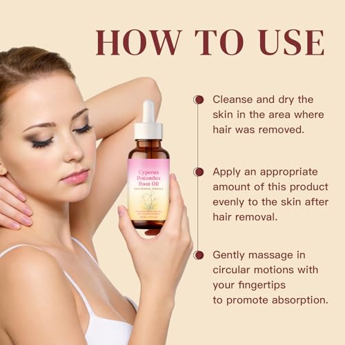 Cyperus Rotundus Oil for Post Hair Removal & Skin Care