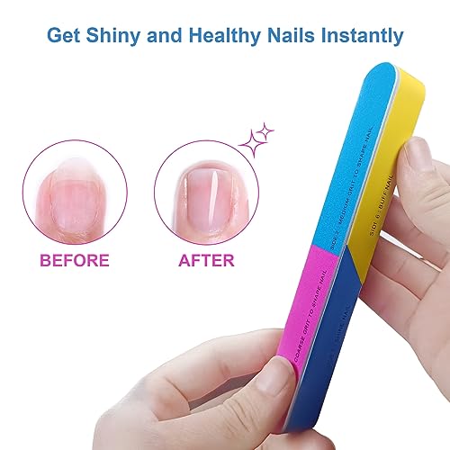7-Way Nail Buffer Block Set (6 Pcs) for Natural Nail Shine