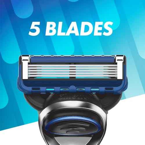 Gillette5 Mens Razor Blade Refills, 12 Count, Lubrastrip for a More Comfortable Shave