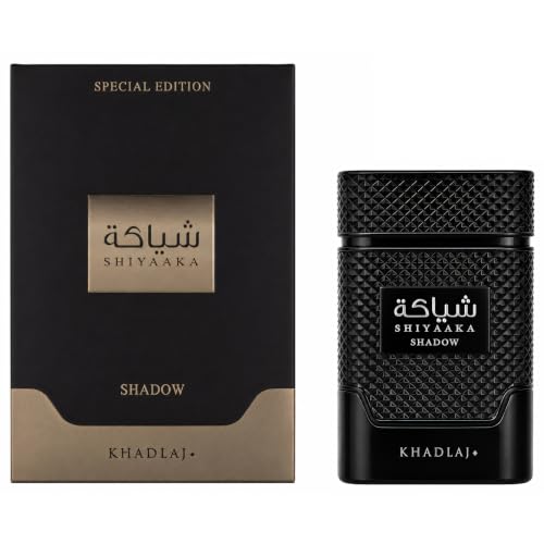 Khadlaj Shiyaaka Shadow Eau de Parfum Spray 3.4oz Unisex Long-Lasting Fragrance