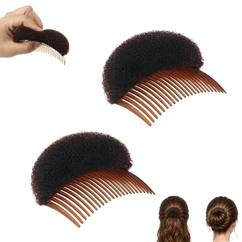 Hair Styling Accessories Set - Foam Bun Maker & Volume Pads