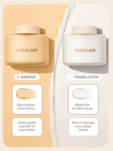 SHEGLAM Blur in a Bottle Loose Setting Powder Banana