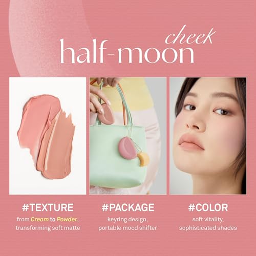 HINCE Half-Moon Cheek Cream Blush - Dewy, Hydrating Formula