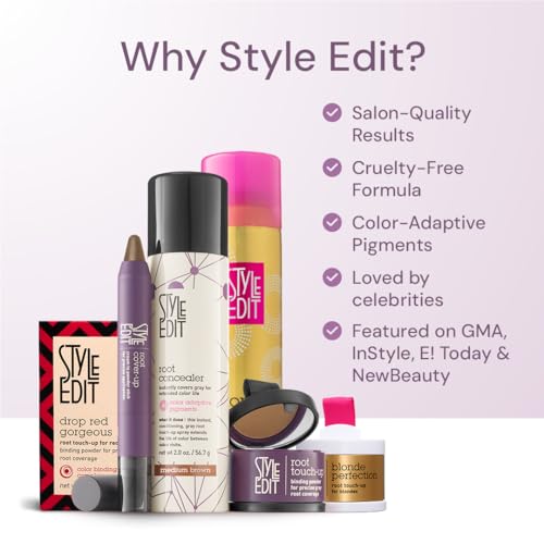 Style Edit Root Touch Up Powder Dark Brown 0.13 oz