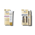 RoC Retinol Correxion Under Eye Daily Wrinkle Cream, 0.5 oz (Packaging May Vary) Retinol Correxion Deep Wrinkle Retinol Face Serum with Ascorbic Acid, 1 Ounce Bundle (Packaging May Vary)