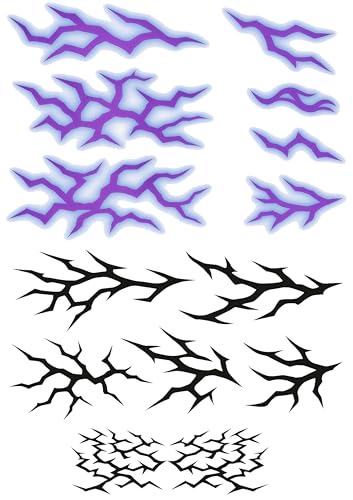 K-Pop Tribal Temporary Tattoos - Guardian & Demon (2 A5 Sheets)