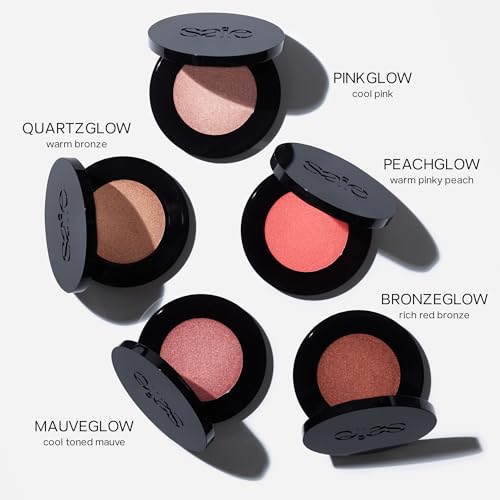 Saie Glow Sculpt Multi-Use Highlighter + Cream Blush - Lightweight with Hyaluronic Acid + Micropearl for Radiant, Glowing Skin - Peachglow (.02 oz)