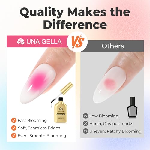 Nail Blooming Gel - Clear 15ml for Watercolor, Marble & Floral Nail Art - DIY & Salon Use