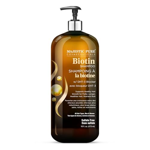 Rosemary Castor & Biotin Shampoo for Thinning Hair, 16 fl oz