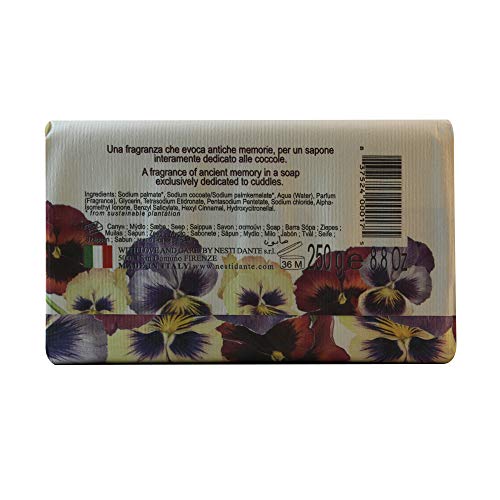 Nesti Dante Nesti dante dei colli fiorentini triple milled vegetal soap - sweet violet, 8.8oz, 8.8 Ounce