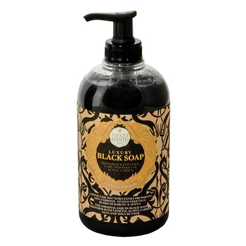 Nesti Dante 251242 16.9 oz Luxury Liquid Black Soap with Vegetal Active Carbon