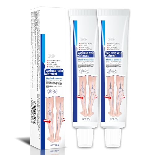 KONGDY Varicose Vein Relief Cream - 2 Count for Smooth Legs