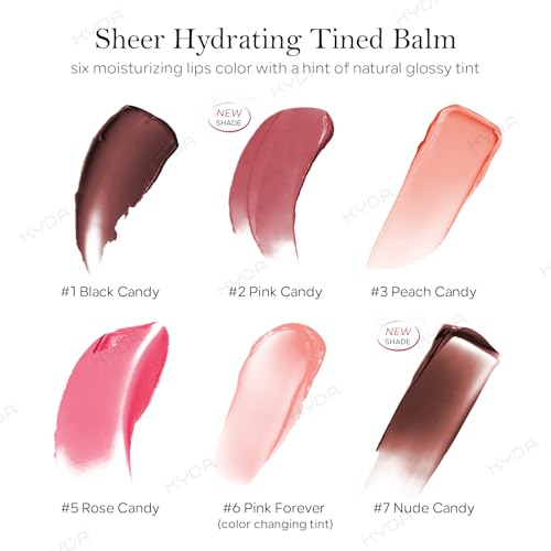 KYDA Honey Tinted Lip Balm Set - 3 Colors Sheer Hydrating
