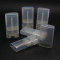 15ml Clear Empty Refillable Deodorant Lip Balm Tubes - 5 Pack