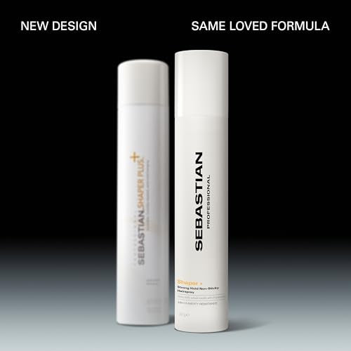 Sebastian Professional Shaper Plus Hairspray | Touchable, Humidity Resistant, Extra Hold | 24 Hour Flexible Styling Control | For All Hair Types