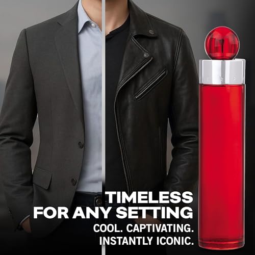 Perry Ellis 360° Red Spicy Eau De Toilette Men’s Cologne - Long Lasting Fragrance, 6.8 fl oz