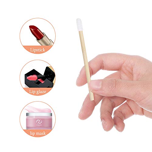 100pc Bamboo Lip Gloss Wands Disposable Brushes