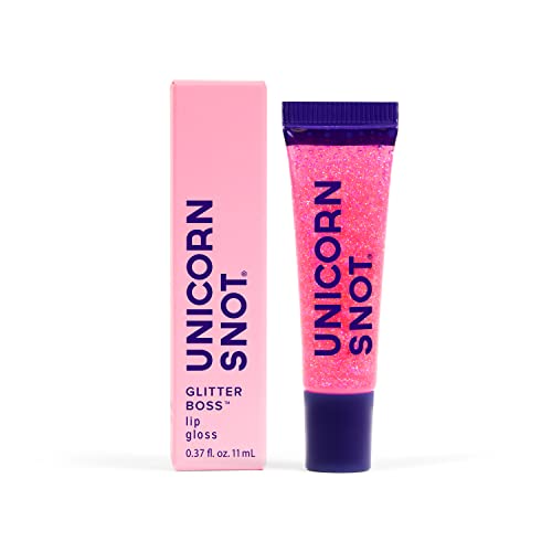 Unicorn Snot Holographic Glitter Lip Gloss – High-Shine Sparkle