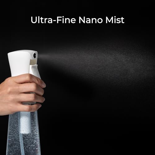 Hydrogen Nano Mist Spray Bottle for Face & Hair ? Portable Facial Mister for Continuous Fine Mist Hydration & Antioxidant Skin Care