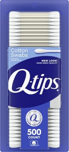 Cotton Swabs Pack - 100% Cotton for Makeup, First Aid & Cleaning, 500 Count