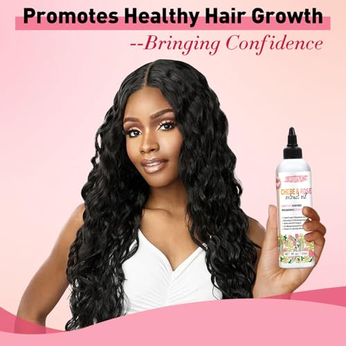 Chebe & Rose Hair Oil for Growth & Thickness 4fl oz