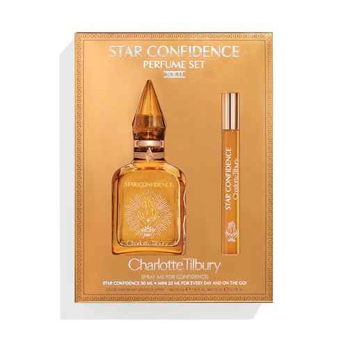 Charlotte Tilbury Star Confidence Eau De Parfum - Pheromone Enhancing Blackcurrant & Jasmine Fragrance with Natural Patchouli Oil - Long-Lasting Floral Woody Scent