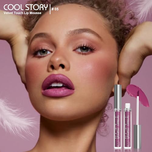 Matte Velvet Lip Mousse #05 Violet Pitaya Blaze - Waterproof
