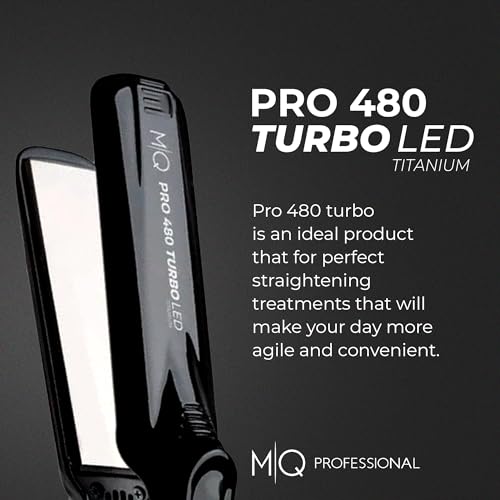 MQ Professional Titanium Flat Iron 485°F Turbo