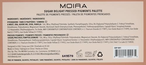 Moira Sugar Delight Eyeshadow Palette - 9 Shades