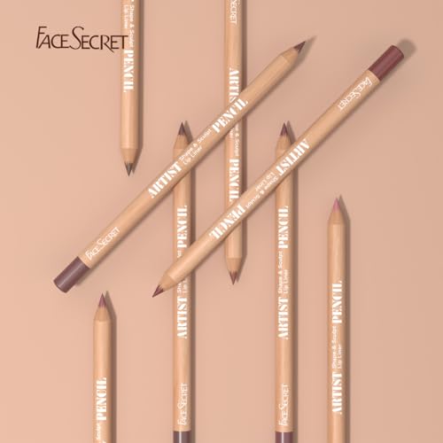 8-Piece Nude Lip Liner Set - Waterproof & Long-Lasting