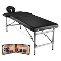 Height Adjustable Massage Bed with PU Leather - Foldable