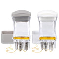 Hair Serum Applicator Bottle with Scalp Massager (2-Pack)