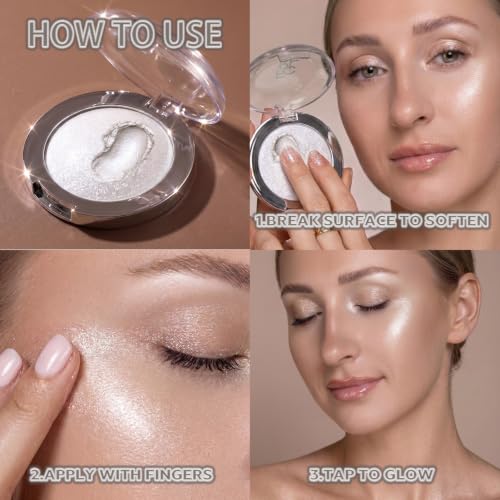 Pink Gel Highlighter with Glass Skin Glow – Waterproof & Long-Lasting