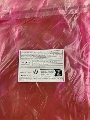 TotePrint Hot Pink Star Large Cosmetic Bag 12x5x8 inch Travel Pouch with Handle,Durable PVC Material,Zipper Design-Ideal for Makeup,Travel Essentials