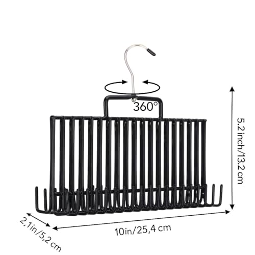 Hair Extension Holder with 38 Hooks & Transparent Storage Bag
