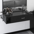 Wall Mount Salon Station Organizer with 3 Dryer Holders
