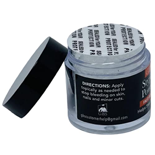 GENTS Styptic Powder .18 oz Twist off Cap and Protective Seal, Pack of 3