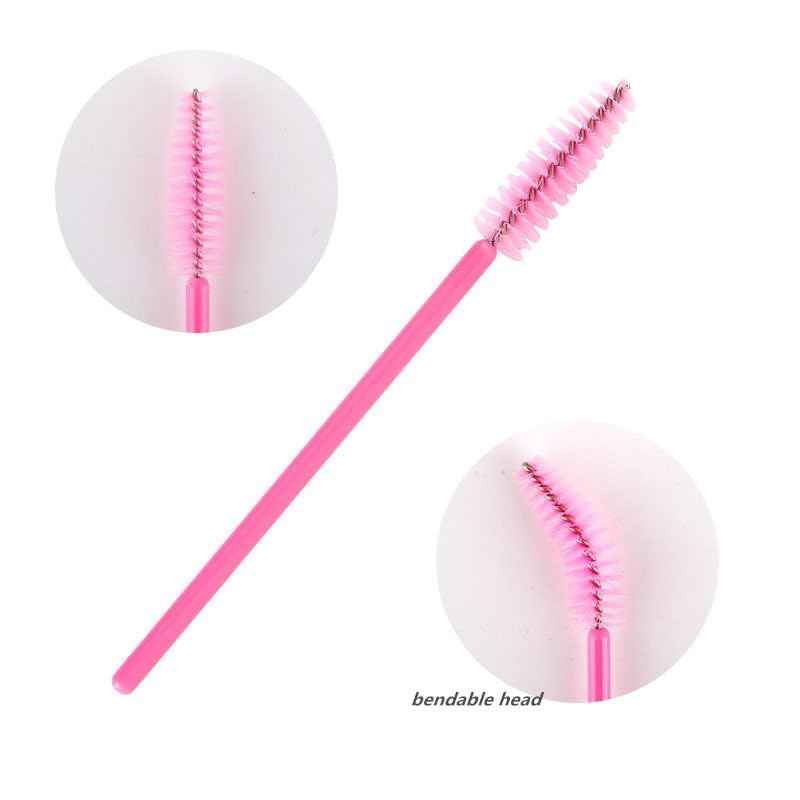 KLDKUST Stainless Steel Eyelash Extension Tweezers Straight and Curved Tip Eyelash Tweezers for Eyelash Extension Applications with Eyelash Brush (4PCS)