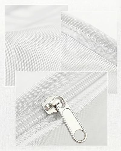 LETGO White XL Mesh Beach Bag Organizer for Bogg Bags - Fits Original 19x15x9.5 in
