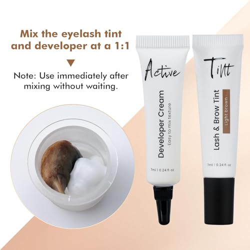 Light Brown Lash & Eyebrow Color Kit - 8 Week