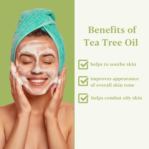 Baebody Tea Tree Cleansing Gel - Gentle, Deep Cleansing Face Wash - Tea Tree Facial Cleanser for Clear Skin (8 fl oz/236 ml)