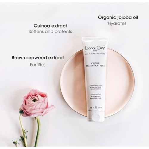 Leonor Greyl Natural Conditioner for Dry and Damaged Hair, Creme Regeneratrice Paris - Detangle, Hydrate, Strengthen & Protection, 3.3 FL Oz