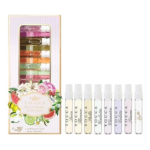 Tocca Women's Perfume Discovery Sampler Set, 8 x 1.5ml